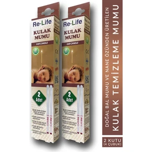 Kulak Temizleme Mumu Çubuğu 2 Kutu (4 Çubuk)