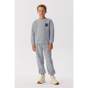 Bg Store Erkek Çocuk Gri Sweatshirt