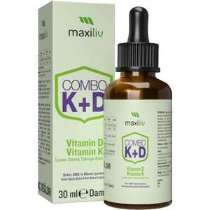 Vitamin D ve Vitamin K İçeren Damla 30 ml