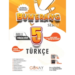 Günay Yayınları 5. Sınıf Bumerang Serisi Türkçe Soru Bankası