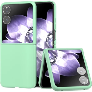 4U Sky Anti-Düşen Telefon Kılıfı Için Xiaomi Mix Flip 5g Durumda Sert Pc Koruyucu Telefon Kapak Cilt Dokunmatik Duygu-Açık Yeşil (Yurt Dışından)