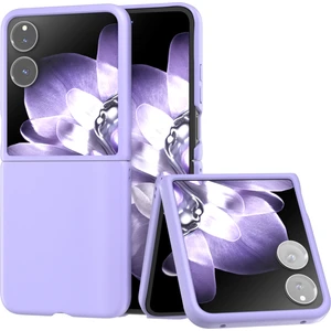4U Sky Anti-Düşen Telefon Kılıfı Için Xiaomi Mix Flip 5g Kılıf Sert Pc Koruyucu Telefon Kapak Cilt Dokunmatik Duygu-Mor (Yurt Dışından)