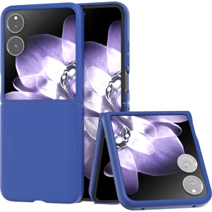 4U Sky Anti-Düşen Telefon Kılıfı Için Xiaomi Mix Flip 5g Durumda Sert Pc Koruyucu Telefon Kapak Cilt Dokunmatik Duygu-Koyu Mavi (Yurt Dışından)