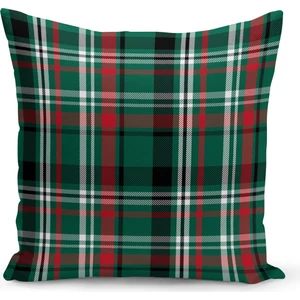 Bertille Home Yılbaşı Ekose Serisi Çift Tarafı Dijital Baskılı Kırlent Kılıfı (Christmas Noel Cushion Cover)