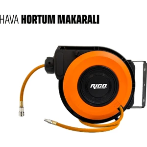 - -Rıco Makaralı Hava Hortumu 15 mt 5/16MM