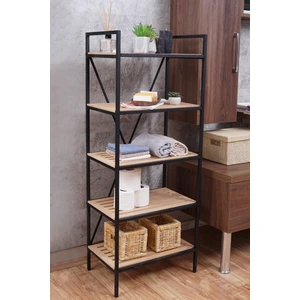 Banyo Rafı Malzeme Dolabı 5 Raflı Havluluk Sabunluk Çok Amaçlı Raf