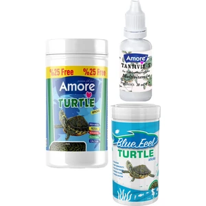 Turtle Food Sticks 125ML, Bluefeel 100ML Su Kaplumbağası Yüzen Yemi, Multivitamin