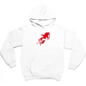 Motive Taycan Baskılı 3 Iplik Kalın Kışlık Sweatshirt Hoodie