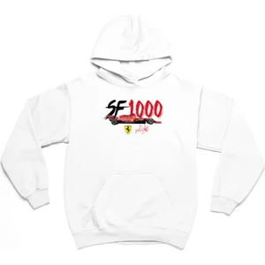 Formula 1 Ferrari Sf 1000 Baskılı 3 Iplik Kalın Kışlık Özel Tasarım Sweatshirt Hoodie