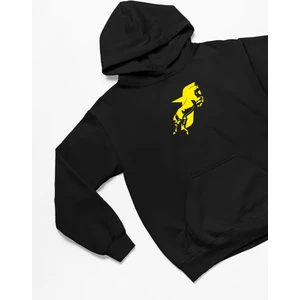Motive Taycan Baskılı 3 Iplik Kalın Kışlık Sweatshirt Hoodie