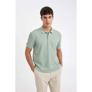 New Regular Fit Polo Yaka Kısa Kollu Tişört D5996AX24SM