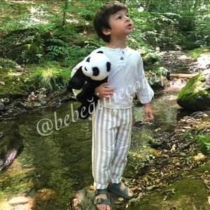 Bebeğime Çorap Organik Müslin Pantolon Kız-Erkek Bebek-Çocuk