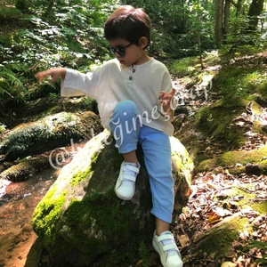 Bebeğime Çorap Organik Müslin Pantolon Kız-Erkek Bebek-Çocuk