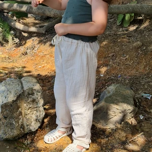 Bebeğime Çorap Organik Müslin Pantolon Bebek-Çocuk