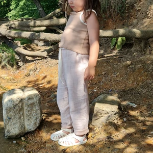 Bebeğime Çorap Organik Müslin Pantolon Bebek-Çocuk