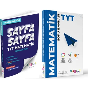 Tammat Yayınları TYT Matematik Sayfa Sayfa Ders İşleme Föyü - Origami Soru Bankası 2'li Set