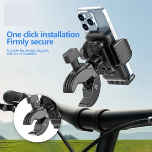 Motosiklet-Bisiklet Telefon Tutucu Titreşim Önleyici Sistem Gidon Ve Ayna Bağlantılı