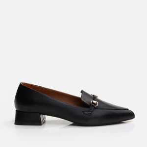 01AYH290820A100 Deri Siyah Kadın Loafer
