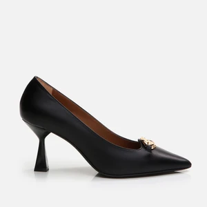 01AYH294360A100 Deri Siyah Kadın Stiletto