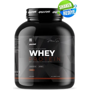Grızzy Whey Proteın Pro Wpc80 1800  Gr 60 Servıs + Shaker ( Kahve )