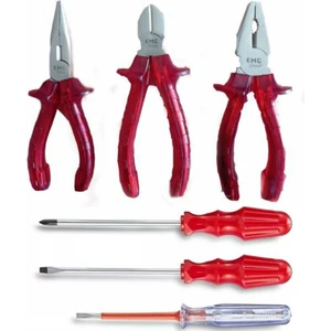 Yan Keski + Karga Burun + Pense + 3 Lü Tornavida Set