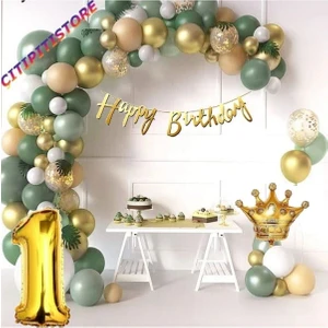 Lüks 1 Yaş Doğum Günü Balon Seti