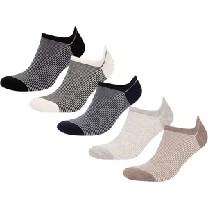 Erkek 5'li Pamuklu Sneaker Çorap C6801AXNS