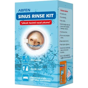 Abfen Sinus Rinse Kit Nazal Yıkama 25 Adet