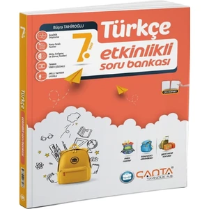Çanta Yayınları  2025 7. Sınıf Türkçe Etkinlikli Kazanım Soru Bankası
