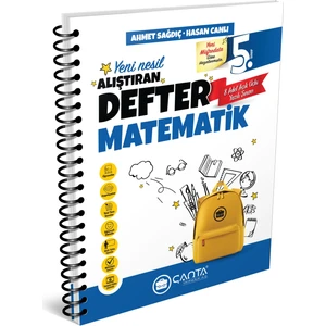 Çanta Yayınları  2025 5. Sınıf Matematik Alıştıran Defter