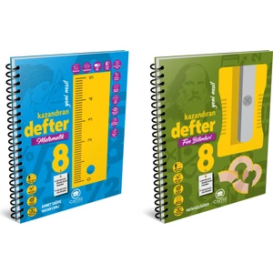 Çanta Yayınları  2025 8. Sınıf Lgs Matematik + Fen Bilimleri Kazandıran Defter Seti 2 Kitap