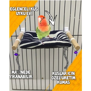 Ozzi Petshop Cennet , Sevda Papağanı İçin Kuş Yastığı Oyuncak