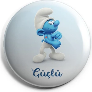 Major Selection Güçlü Şirin Iğneli Çanta Rozeti