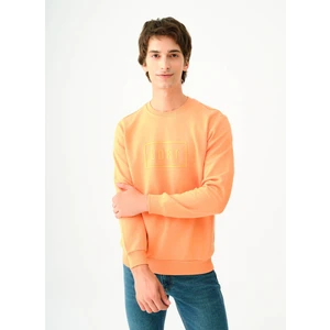 Erkek Sweatshirt Somon LF2037097
