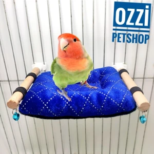 Ozzi Petshop Ozzi Petshop Cennet Papaganı Için Özel Tünekli Uyku ve Dinlenme Yastık Oyuncak