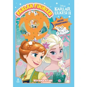 Disney Karlar Ülkesi Parlak Fikirler Neon Çıkartmalı Boyama Kitabı