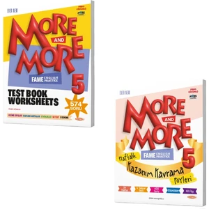 Kurmay Yayınları  2025 5. Sınıf More More Test Book + Kazanım Föyleri