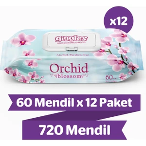Orkide Kokulu Islak Mendil  Islak Havlu  720 Mendil