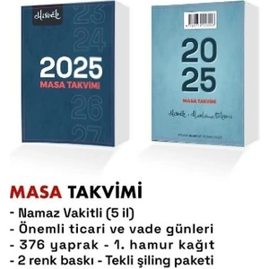 Mevlana Takvimi Masa Takvimi 2025