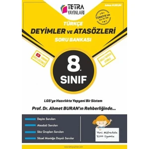 Tetra Yayınları 8. Sınıf Türkçe Deyimler ve Atasözleri Soru Bankası - Adem Kurum