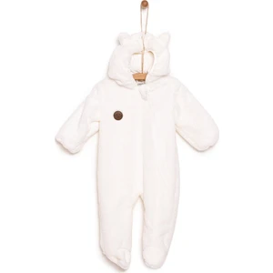 Yenidoğan Erkek Peluş Patikli Tulum Erkek Bebek