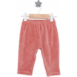 HelloBaby Basic Kadife Eşofman Alt Kız Bebek