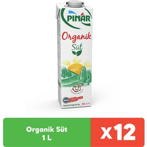 Organik Süt 1 Lt x 12 Adet