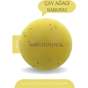Aktif Akne Ve Sivilceler Için Doğal Çay Ağacı Sabunu Katkısız Sabun 100 Gr