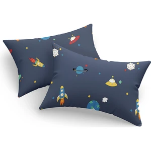 Eponj Home 2li Yastık Kılıfı Uzay Lacivert 50X70 cm