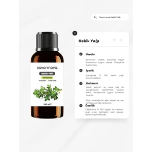 Doğal Kekik Yağı  Saf 100 Ml