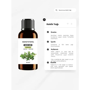 Doğal Kekik Yağı  Saf 50 Ml