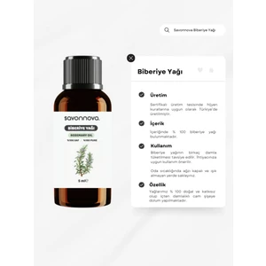 Doğal Biberiye Yağı  Saf 5 Ml