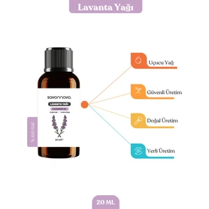Doğal Lavanta Yağı  Saf 20 Ml