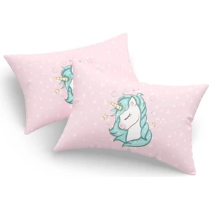 Eponj Home 2li Yastık Kılıfı Unicorn Dreams Pembe 50X70 cm